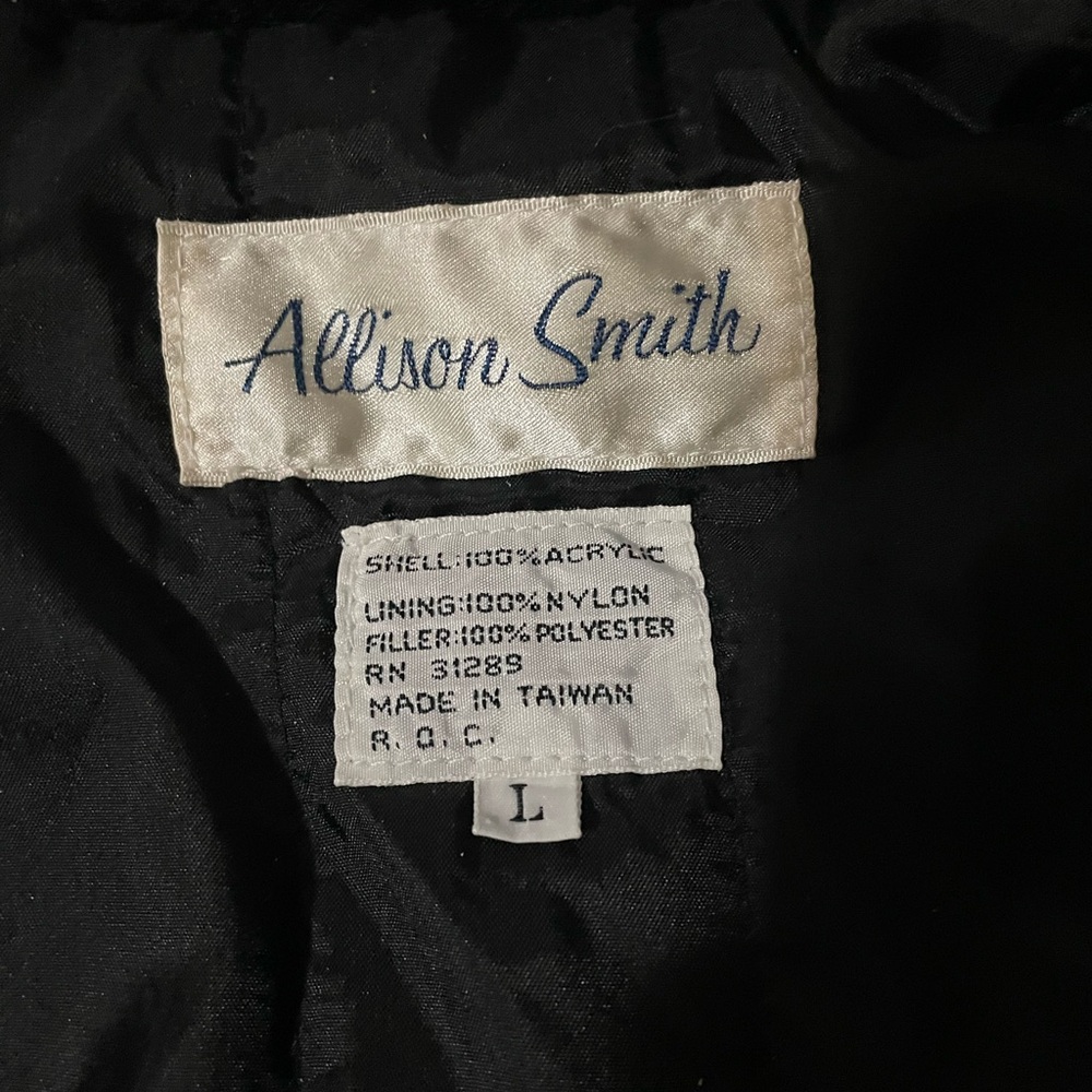 Vintage Allison Smith Knit Sweater Jacket - Picture 7 of 13